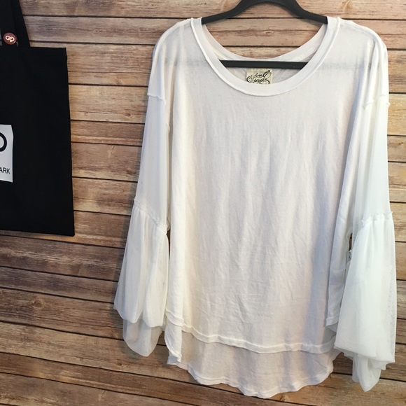 NWT Free People Still Got It high low long sleeve - Picture 5 of 5